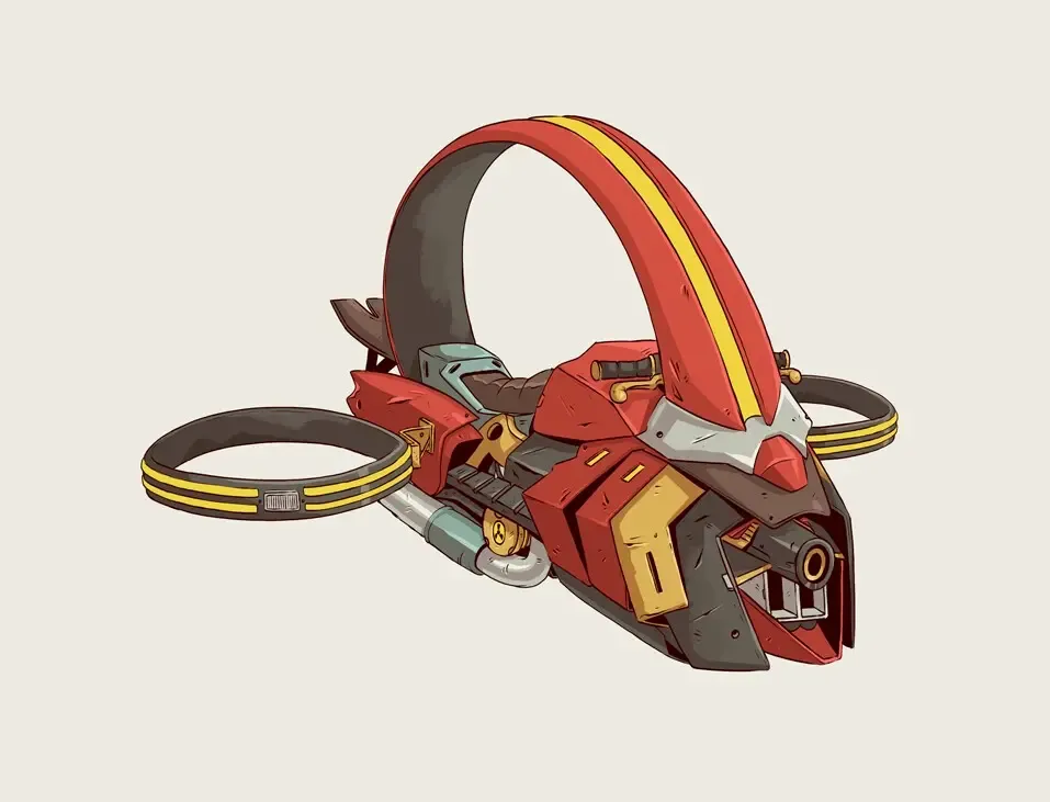 Concept art and modeling sample